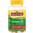 Nature Made, Vitamin D3 Gummies, Strawberry, Peach & Mango, 50 mcg, 90 Gummies - Supply Center USA