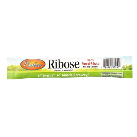 Carlson Labs, Ribose , 30 Single Serving Packets, 5 g Each - Supply Center USA