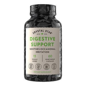 Crystal Star, Digestive Support, 60 Vegetarian Capsules - Supply Center USA