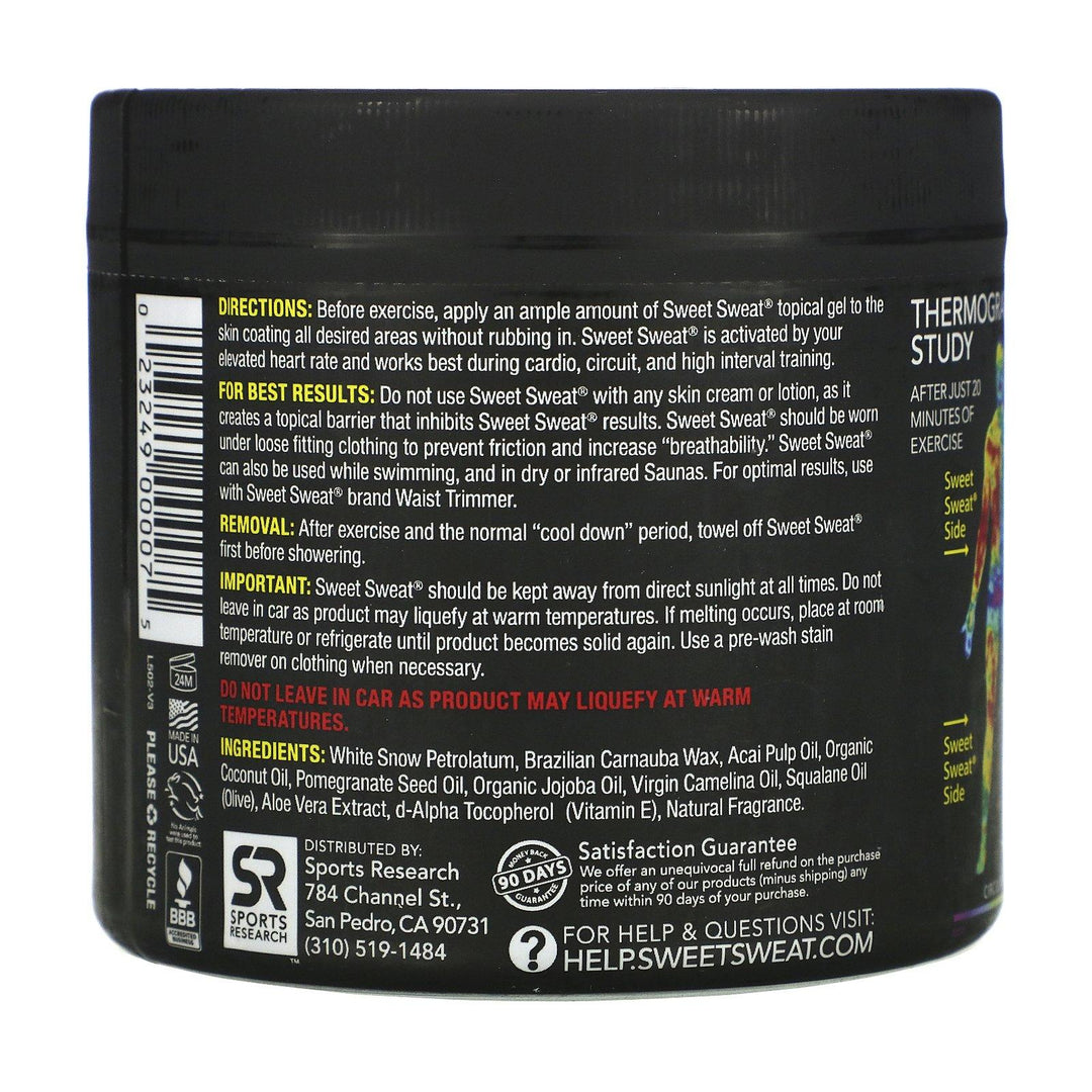 Sports Research, Sweet Sweat Workout Enhancer, 13.5 oz (383 g) - HealthCentralUSA