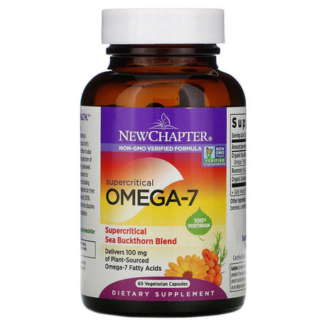 New Chapter, Supercritical Omega-7, 60 Vegetarian Capsules - Supply Center USA