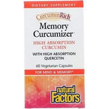 Natural Factors, CurcuminRich, Memory Curcumizer, 60 Vegetarian Capsules - Supply Center USA