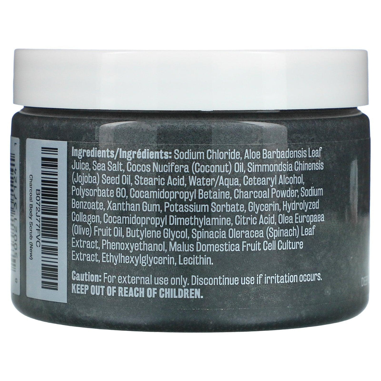 M3 Naturals, Charcoal Scrub, 12 oz (340 g) - Supply Center USA