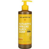 Alaffia, Authentic African Black Soap, Unscented, 16 fl oz (476 ml) - Supply Center USA