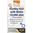 Bio Nutrition, Healthy Hair with Biotin 10,000 Plus, 60 Vegetarian Capsules - Supply Center USA