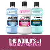 Listerine Sensitivity Mouthwash, 24-HR Tooth Sensitivity Relief & Protection, Alcohol-Free Formula in Fresh Mint Flavor, TSA Compliant Travel-Sized Bottle, 3.2 Fl. Oz