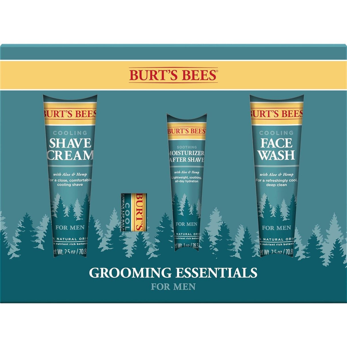 Burt'S Bees Teacher Appreciation & Graduation Gifts Ideas - Essential Everyday Beauty Set, 5 Travel Size Products - Deep Cleansing Cream, Hand Salve, Body Lotion, Foot Cream and Lip Balm - Supply Center USA