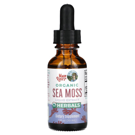 MaryRuth's, Organic Sea Moss Liquid Extract, Alcohol Free, 1 fl oz (30 ml) - Supply Center USA