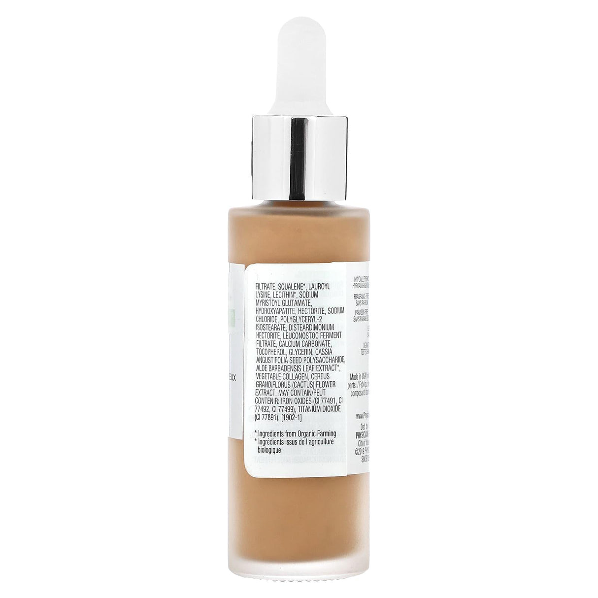 Physicians Formula, Organic Wear, Silk Foundation Elixir with Jojoba Oil, Tan, 1 fl oz (30 ml) - Supply Center USA