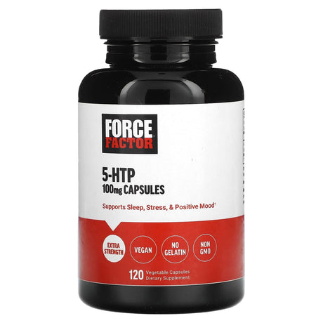 Force Factor, 5-HTP, 100 mg, 120 Vegetable Capsules - Supply Center USA