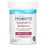 Nordic Naturals, Nordic Flora Probiotic, Women's Balance, 60 Billion CFU, 30 Capsules - Supply Center USA