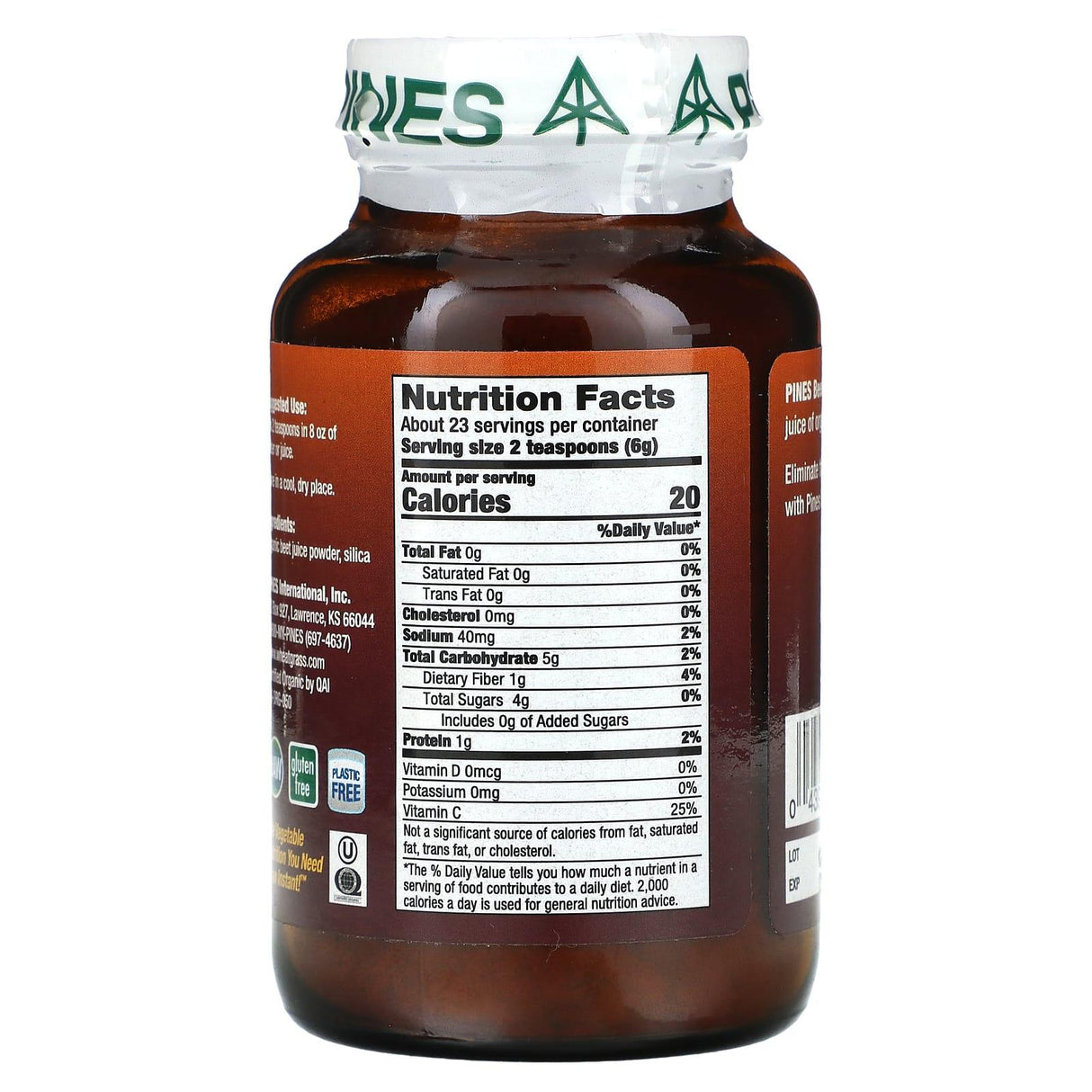 Pines International, Beet Juice Powder, 5 oz (140 g) - Supply Center USA