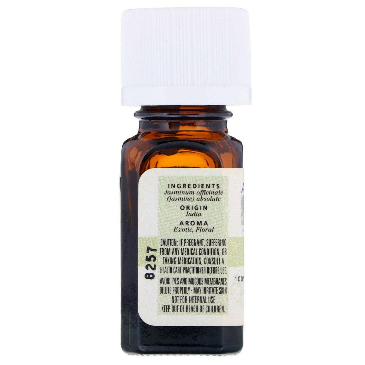 Aura Cacia, 100% Pure Essential Oil, Jasmine Absolute, .125 fl oz (3.7 ml) - Supply Center USA