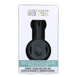 Aura Cacia, Aromatherapy Car Diffuser, 1 Diffuser - Supply Center USA