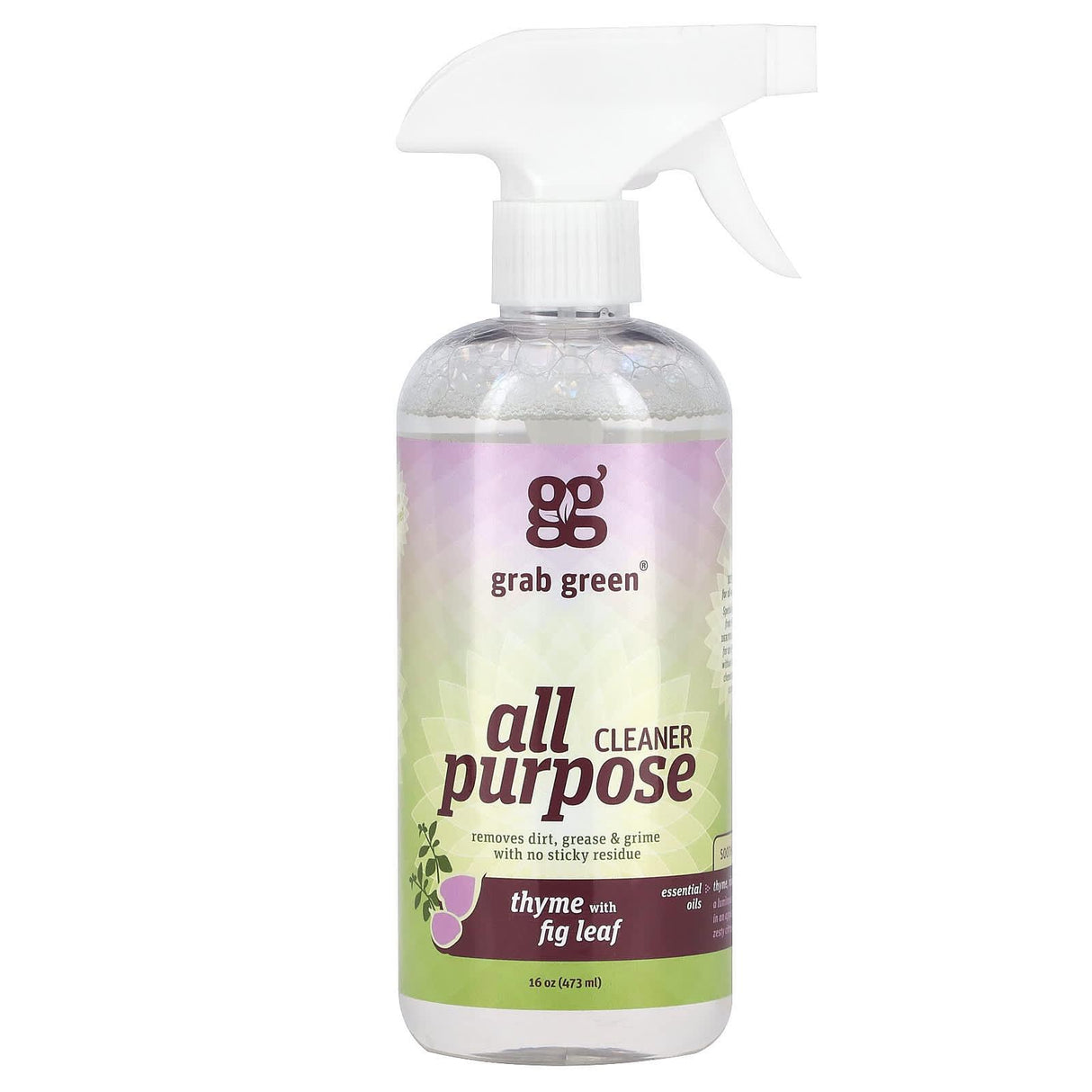 Grab Green, All Purpose Cleaner, Thyme with Fig Leaf, 16 oz (473 ml) - Supply Center USA