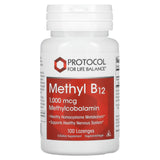 Protocol for Life Balance, Methyl B12, 1,000 mcg, 100 Lozenges - Supply Center USA