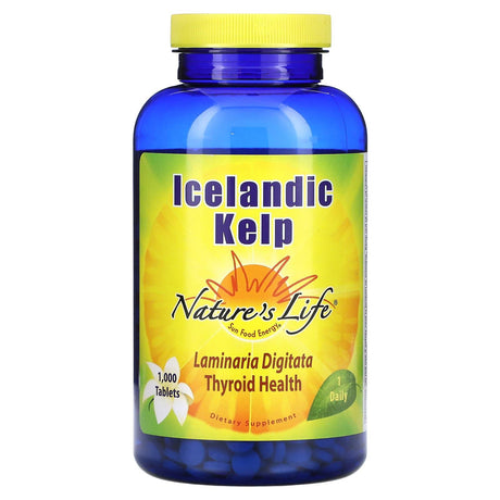 Nature's Life, Icelandic Kelp, 1,000 Tablets - Supply Center USA