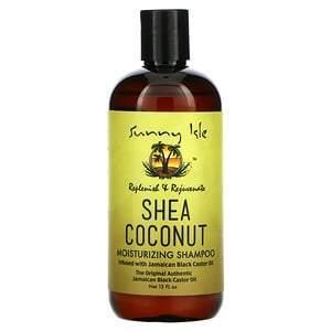 Sunny Isle, Shea Coconut Moisturizing Shampoo with Jamaican Black Castor Oil, 12 fl oz - Supply Center USA