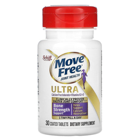 Schiff, Move Free Joint Health, Ultra, Bone Strength Support, 30 Coated Tablets - Supply Center USA