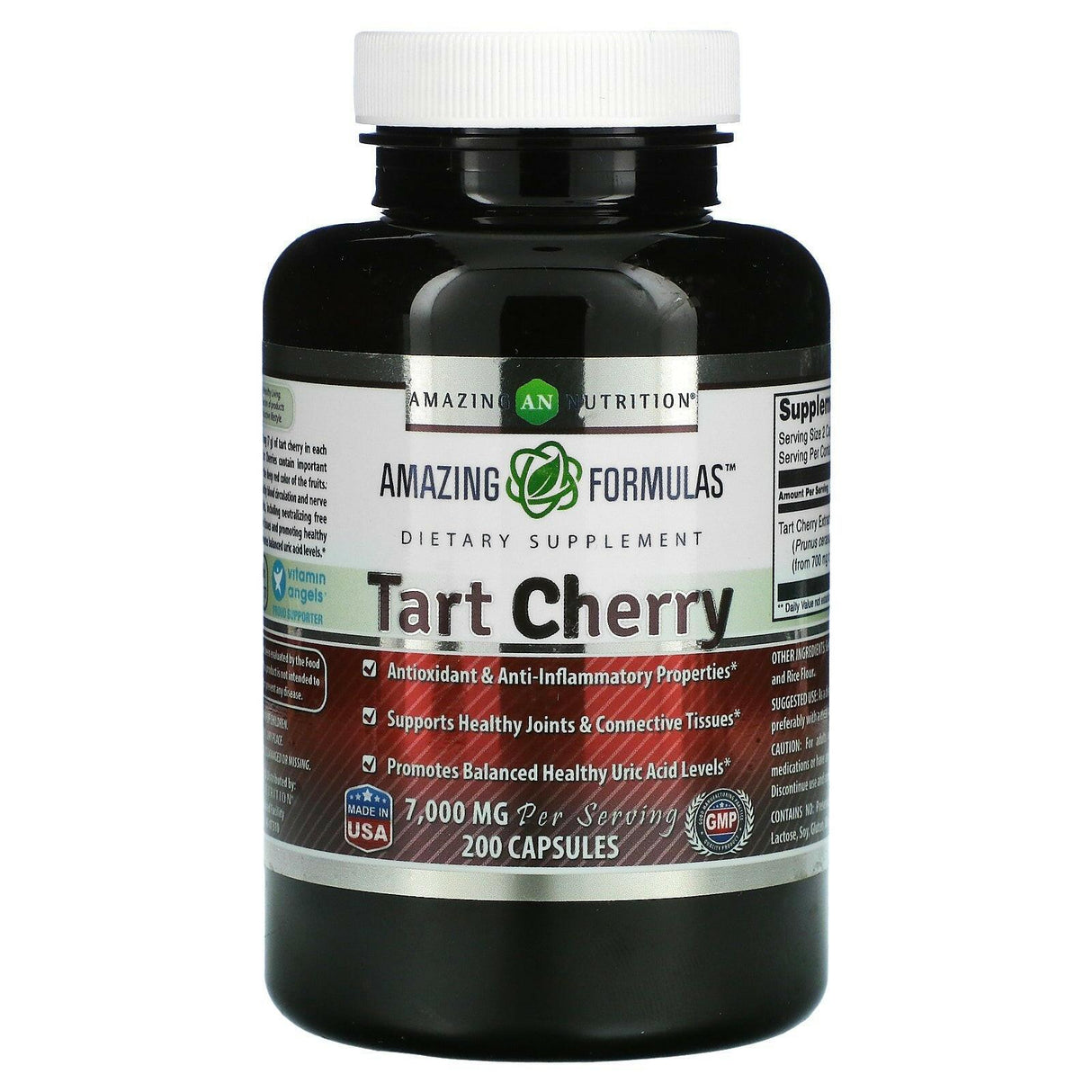 Amazing Nutrition, Tart Cherry, 3,500 mg, 200 Capsules - Supply Center USA