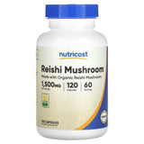 Nutricost, Reishi Mushroom, 750 mg, 120 Capsules - Supply Center USA