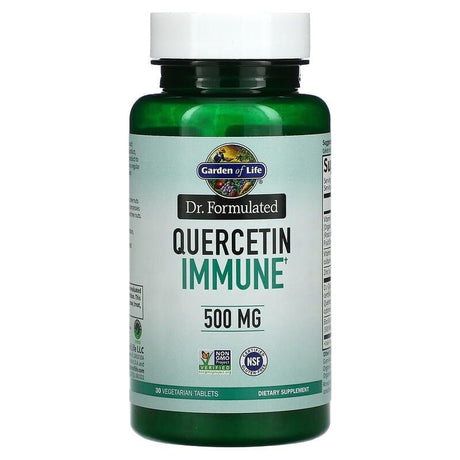 Garden of Life, Dr. Formulated, Quercetin Immune, 500 mg, 30 Vegetarian Tablets - Supply Center USA