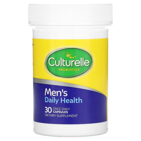 Culturelle, Probiotics, Men's Daily Health, 10 Billion CFUs, 30 Once Daily Capsules - Supply Center USA