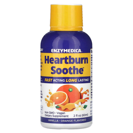 Enzymedica, Heartburn Soothe, 6 Bottles, 2 fl oz Each - Supply Center USA