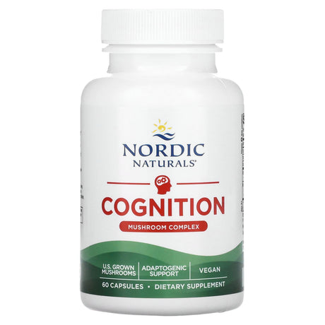 Nordic Naturals, Cognition Mushroom Complex, 60 Capsules - Supply Center USA