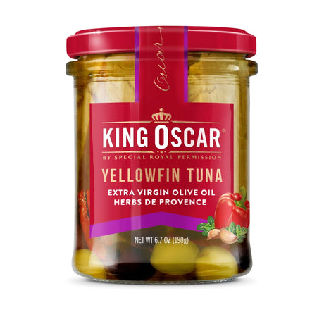 King Oscar, Yellowfin Tuna, Extra Virgin Olive Oil, Herbs De Provence, 6.7 oz (190 g) - Supply Center USA