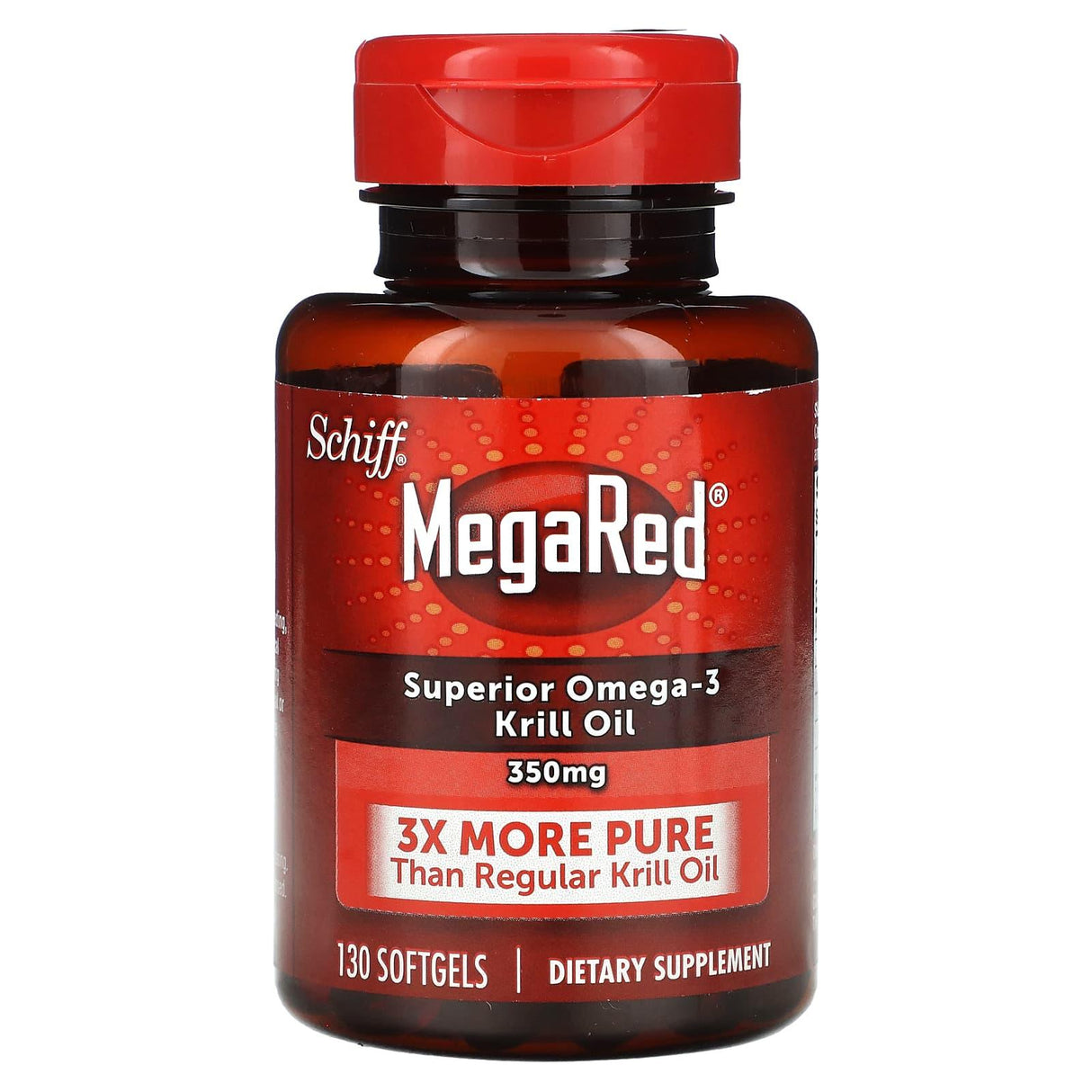 Schiff, MegaRed, Superior Omega-3 Krill Oil, 350 mg, 130 Softgels - Supply Center USA