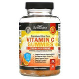 BioSchwartz, Premium Ultra Pure Vitamin C Gummies, 125 mg, 60 Gummies - Supply Center USA