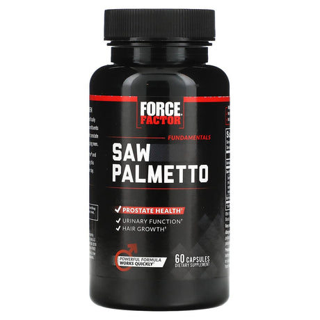 Force Factor, Fundamentals, Saw Palmetto, 60 Capsules - Supply Center USA