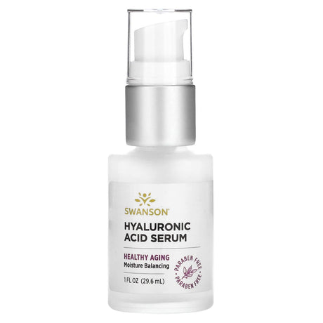 Swanson, Hyaluronic Acid Serum, 1 fl oz (29.6 ml) - Supply Center USA