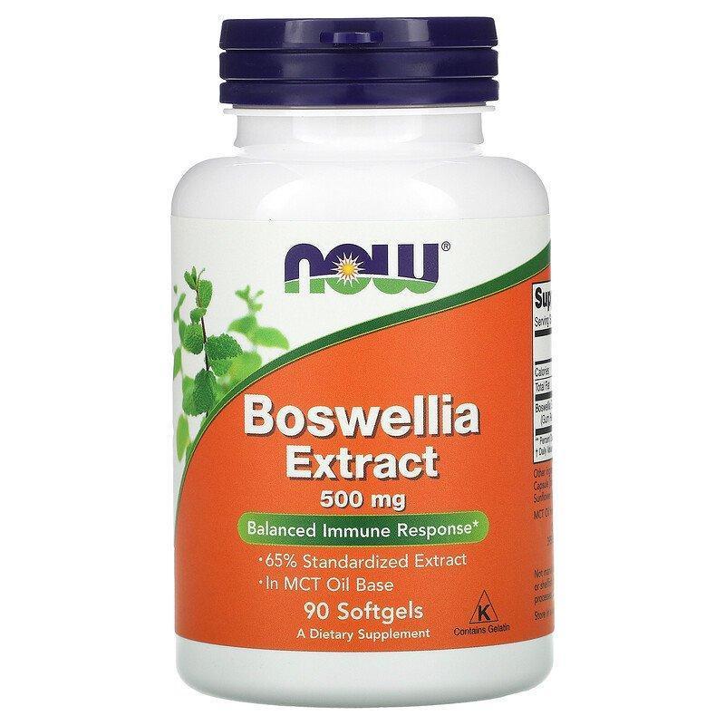 Now Foods, Boswellia Extract, 500 mg, 90 Softgels - Supply Center USA