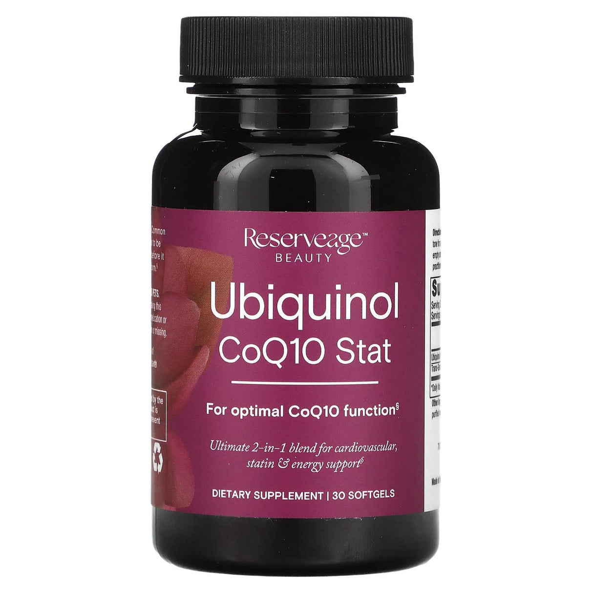 Reserveage Nutrition, Ubiquinol, Coq10 Stat, 30 Softgels - Supply Center USA