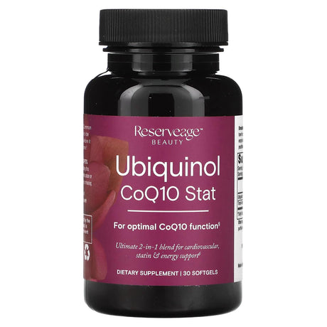 Reserveage Nutrition, Ubiquinol, Coq10 Stat, 30 Softgels - Supply Center USA