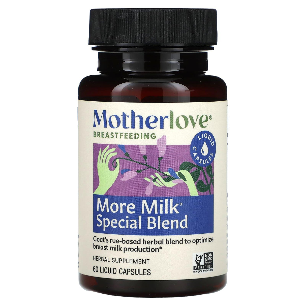 Motherlove, Breastfeeding, More Milk Special Blend, 60 Liquid Capsules - Supply Center USA