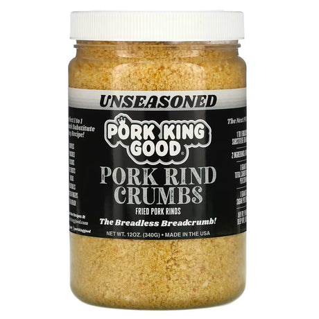 Pork King Good, Pork Rind Crumbs, Original, 12 oz (340 g) - Supply Center USA