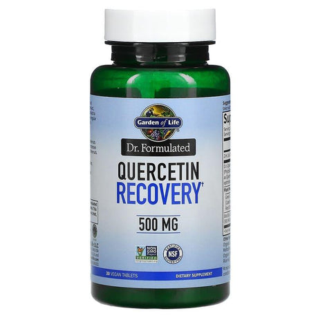 Garden of Life, Dr. Formulated, Quercetin Recovery, 500 mg, 30 Vegan Tablets - Supply Center USA