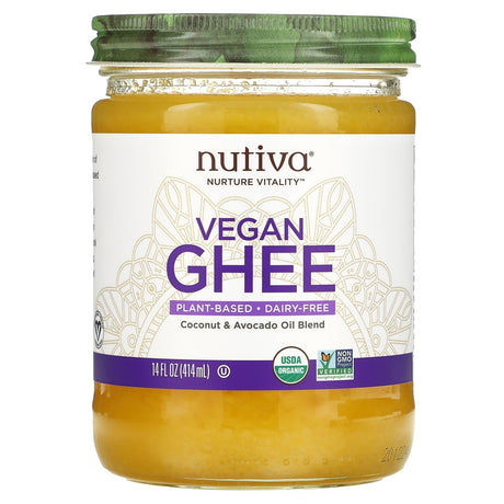 Nutiva, Vegan Ghee, 14 fl oz (414 ml) - Supply Center USA