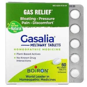 Boiron, Gasalia, Gas Relief, Unflavored, 60 Meltaway Tablets - Supply Center USA