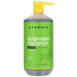 Alaffia, Everyday Coconut, Body Wash, Normal to Dry Skin, Purely Coconut, 32 fl oz (950 ml) - Supply Center USA