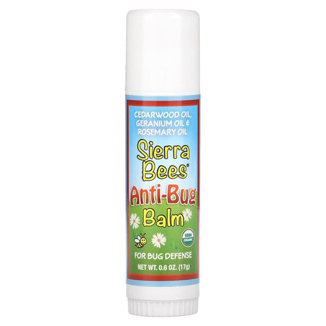 Sierra Bees, Chest Rub Balm Stick, Eucalyptus & Peppermint, 0.6 oz (17 g) - Supply Center USA