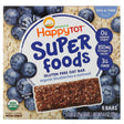 Happy Family Organics, Happy Tot, Superfoods, Gluten Free Oat Bar, Organic Bananas, Strawberries & Sunflower Butter, 5 Bars, 0.88 oz (25 g) Each - Supply Center USA