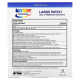 Icy Hot, Original Pain Relief Patch, Large, 5 Patches - Supply Center USA