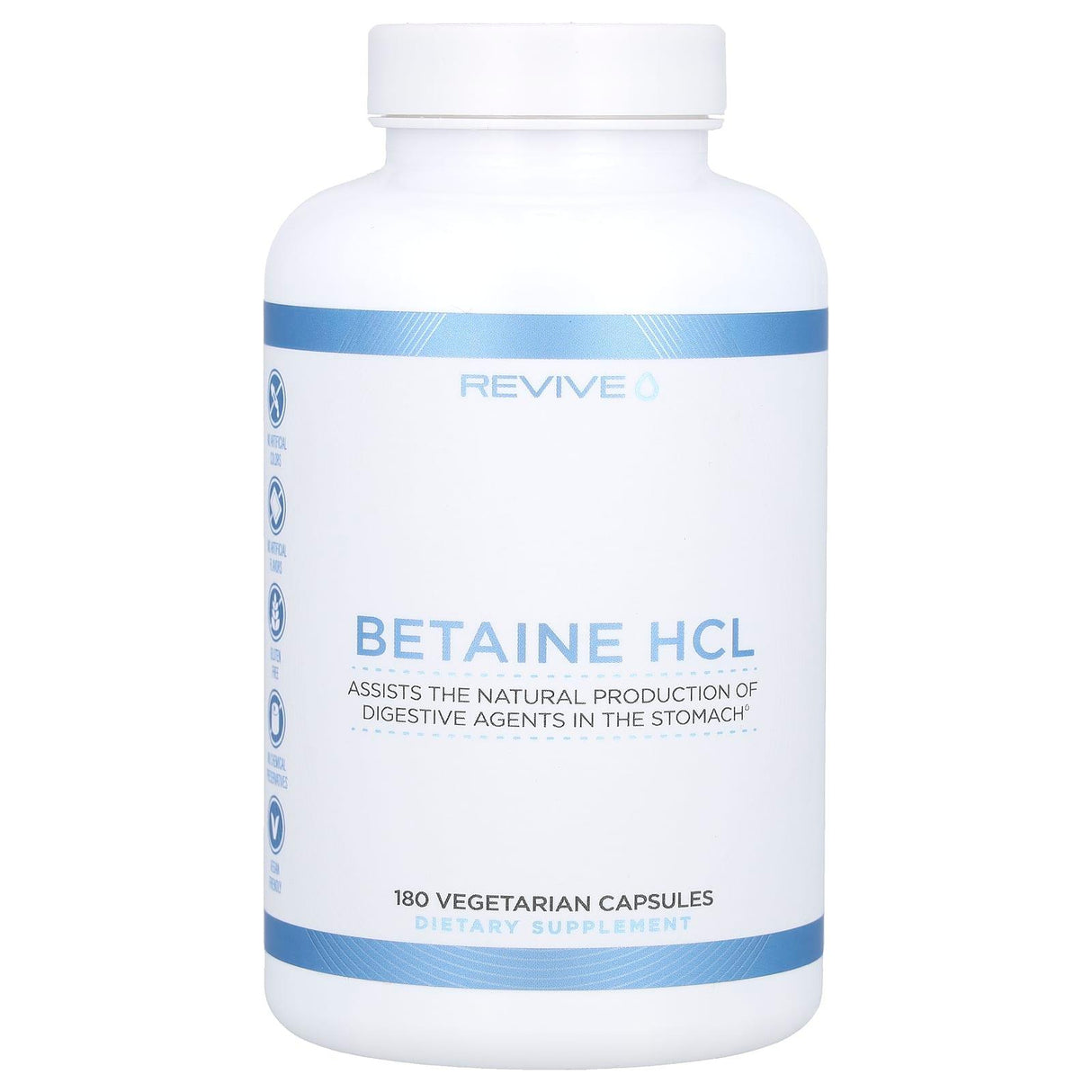 Revive MD Supplement Company LLC, Betaine HCL, 180 Vegetarian Capsules - Supply Center USA