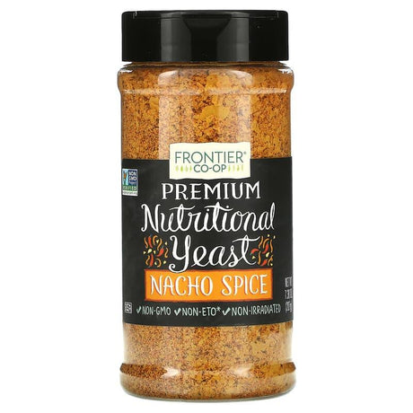 Frontier Co-op, Premium Nutritional Yeast, Nacho Spice, 7.3 oz (207 g) - Supply Center USA