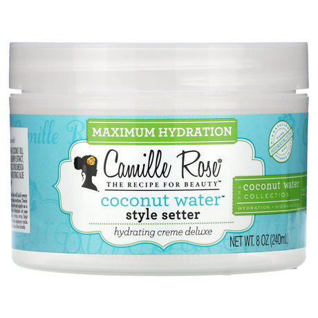 Camille Rose, Coconut Water Style Setter, Maximum Hydration, 8 oz (240 ml) - Supply Center USA