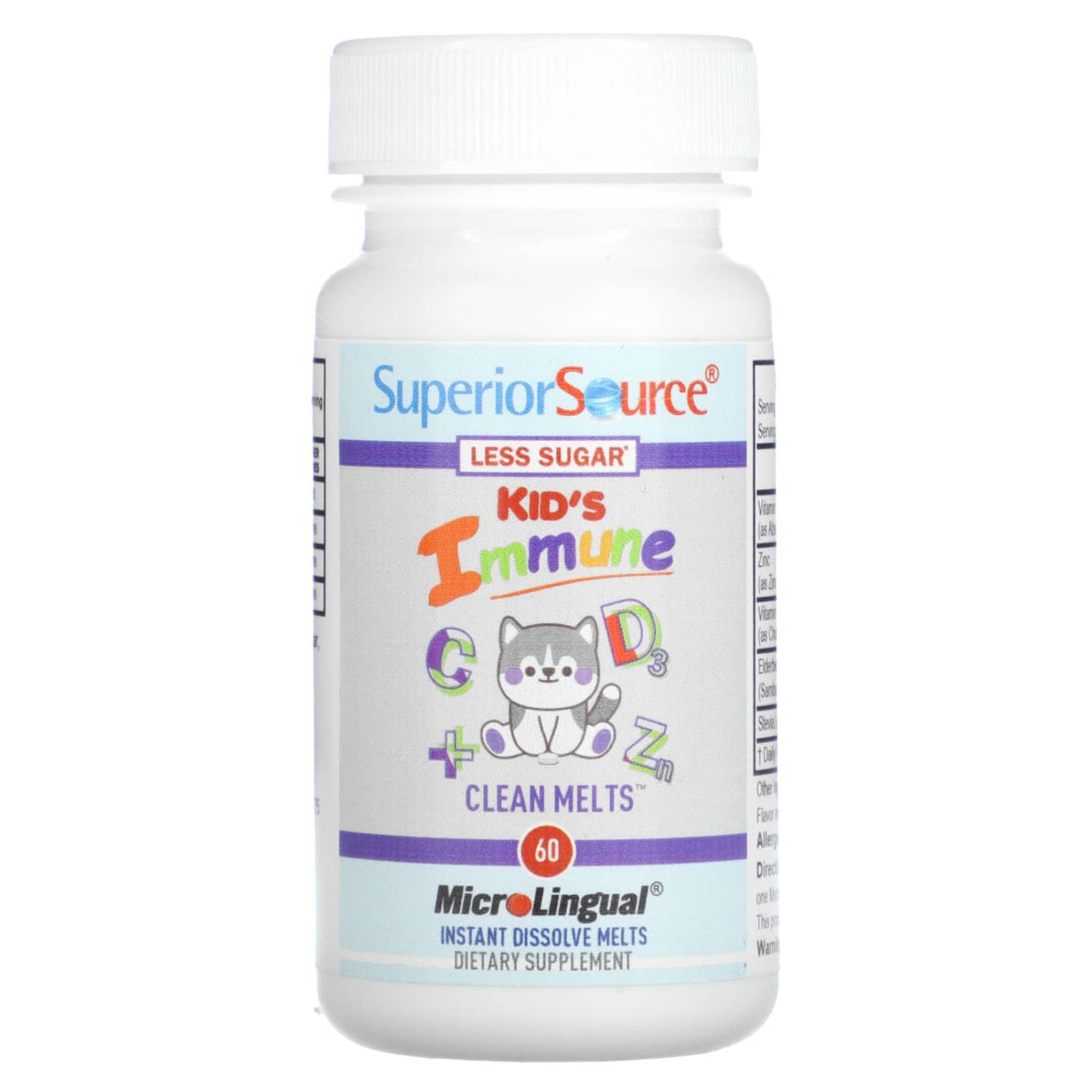 Superior Source, Kid's Immune, Clean Melts, 90 Instant Dissolve Melts - Supply Center USA